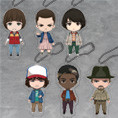 Goods, Nendoroid Plus - Stranger Things Nendoroid Plus Night Woods Design Acrylic Keychains: Will (Japan Ver.)/Eleven (Japan Ver.)/Mike (Japan Ver.)/Dustin (Japan Ver.)/Lucas (Stranger Things ねんどろいどぷらす ナイトウッズデザインアクリルキーチェーン ウィル (Japan Ver.)/イレブン (Japan Ver.)/マイク (Japan Ver.)/ダスティン (Japan Ver.)/ルーカス (Japan Ver.)/ホッパー (Japan Ve) from Stranger Things