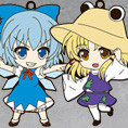 Accessory, Nendoroid Plus - Plus Rubber Straps: Touhou Project Set #6(Sanae Kotiya ver.3 /  Suwako Moriya / Cirno / Aya Syameimaru) (ねんどろいどぷらす ラバーストラップ 東方Project 第六章 東風谷早苗ver.3/洩矢諏訪子/チルノ/射命丸文) from Touhou Project