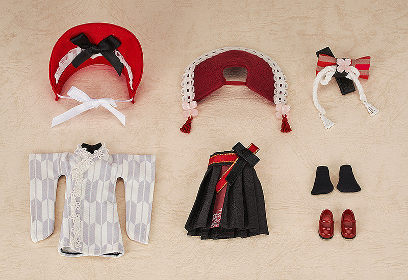 Nendoroid Doll Doll Outfit Set Rose: Japanese Dress Ver.