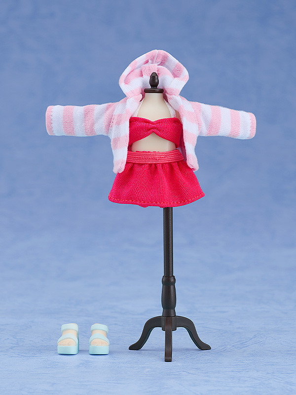 Nendoroid image for Doll Outfit Set: Swimsuit - Girl (Red/Light Blue)