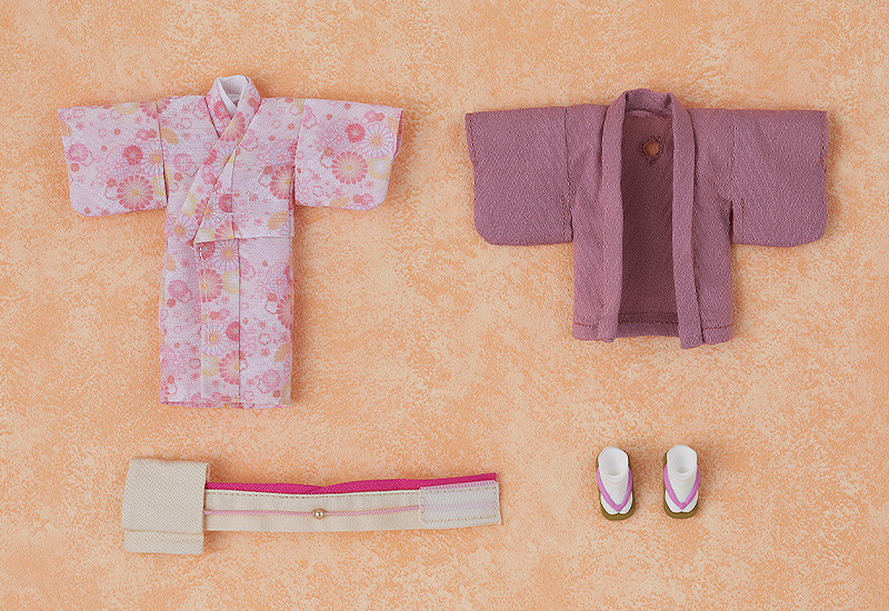 Nendoroid image for Doll Outfit Set: Kimono - Girl (Pink/Green)