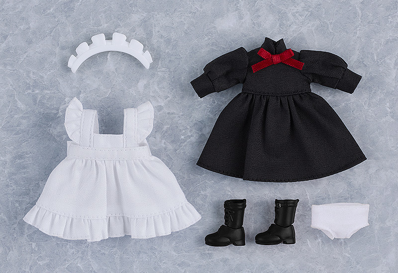 Nendoroid image for Doll Work Outfit Set: Maid Outfit Long (Black/Green)