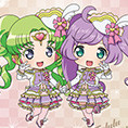 Goods, Nendoroid Plus - Plus A5 Clear File: Laala & Falulu PuriPari Ver. (ねんどろいどぷらす A5クリアファイル らぁら&ファルル プリパリVer.) from PriPara Miina no Akogare ♪ Let's Go PriPara