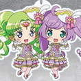 Accessory, Nendoroid Plus - Plus Acrylic Keychains: Laala & Falulu Ver. (ねんどろいどぷらす アクリルキーチェーン らぁら&ファルル プリパリVer.) from PriPara the Movie: Everyone, Assemble! Prism Tours