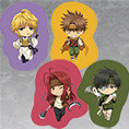 Goods, Nendoroid Plus - Saiyuki RELOAD ZEROIN Nendoroid Plus Die-Cut Cushion: Genjo Sanzo/Son Goku/Sha Gojyo/Cho Hakkai (最遊記RELOAD -ZEROIN- ねんどろいどぷらす ダイカットクッション 玄奘三蔵/孫悟空/沙悟浄/猪八戒) from Saiyuki RELOAD ZEROIN