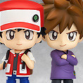 Nendoroid #612 - Pokémon Trainer Red & Green (レッド＆グリーン) from Pokémon