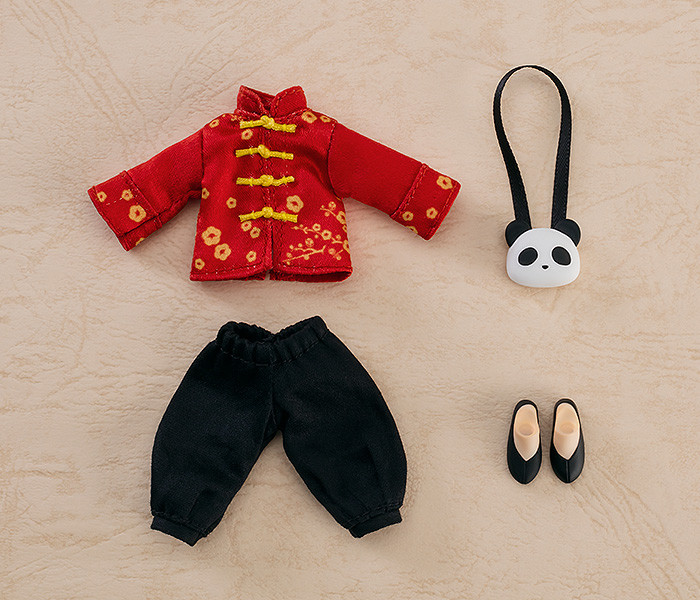 Nendoroid Doll Doll Outfit Set: Short Length Chinese Outfit (Red/Blue)