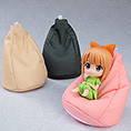 Nendoroid More - Bean Bag Chair: Beige/Gray/Pink (くつろぎビーズクッション ベージュ/グレー/ピンク) from Nendoroid More