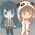 Goods, Nendoroid Plus - Rascal Does Not Dream of Bunny Girl Senpai Nendoroid Plus Collectible Keychains (青春ブタ野郎はバニーガール先輩の夢を見ない ねんどろいどぷらす トレーディングラバーキーホルダー) from Rascal Does Not Dream of Bunny Girl Senpai