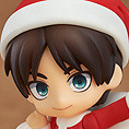 Nendoroid Petite - Petite Eren: Santa Ver.(Included with Limited Edition Japanese Attack on Titan Manga Vol.18) (ねんどろいどぷち エレンサンタ服Ver.（コミックス「進撃の巨人 18巻限定版」付属）) from Attack on Titan