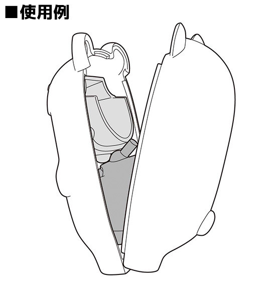 Nendoroid image for More Kigurumi Face Parts Case (Bunny Happiness 01/Bunny Happiness 02)