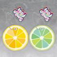 Nendoroid More - More Acrylic Base Keychain: Fresh Lemon/Fresh Lime (ねんどろいどもあ アクリル台座キーホルダー フレッシュレモン/フレッシュライム) from Nendoroid More