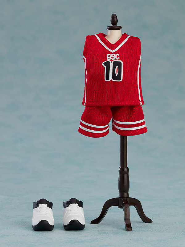 Nendoroid image for Doll Outfit Set: Basketball Uniform (Black/Red)