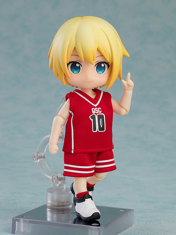 Nendoroid image for Doll Outfit Set: Basketball Uniform (Black/Red)