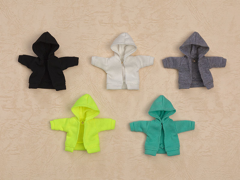 Nendoroid Doll Doll Outfit Set: Hoodie (Black/White/Gray/Yellow/Mint)
