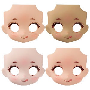 Nendoroid Doll - Doll Customizable Face Make Up!: Rena 01 (Peach/Cinnamon/Cream/Almond Milk) (ねんどろいどどーる かすたむフェイス Make Up！：れにゃ01（peach/cinnamon/cream/almond milk）) from Nendoroid Doll