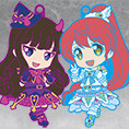 Goods, Nendoroid Plus - Plus Rubber Straps: PriPara Mikan Shiratama/Aroma Kurosu (ねんどろいどぷらす ラバーストラップ プリパラ 白玉みかん／黒須あろま) from PriPara