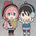 Goods, Nendoroid Plus - Laid-Back Camp: Nendoroid Plus Collectible Rubber Keychains (ゆるキャン△ ねんどろいどぷらす トレーディングラバーキーホルダー) from Laid-Back Camp