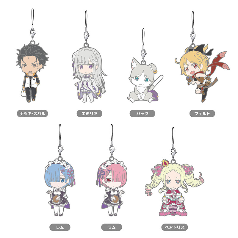Nendoroid image for Plus: Re:ZERO -Starting Life in Another World- Collectible Rubber Straps