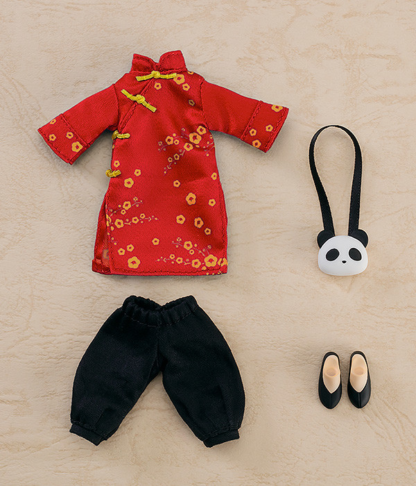 Nendoroid Doll Doll Outfit Set: Long Length Chinese Outfit (Red/Blue)