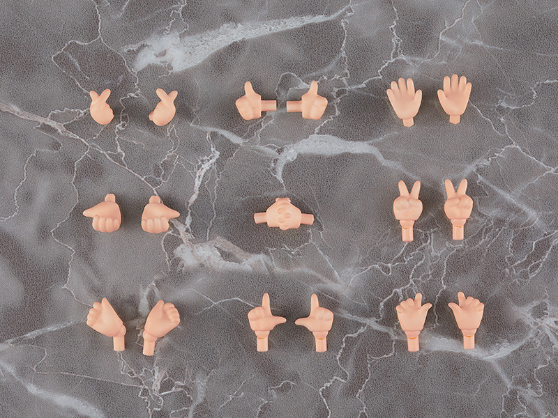 Nendoroid Doll Doll: Hand Parts Set 02 (Peach/Cinnamon/Cream/Almond Milk)